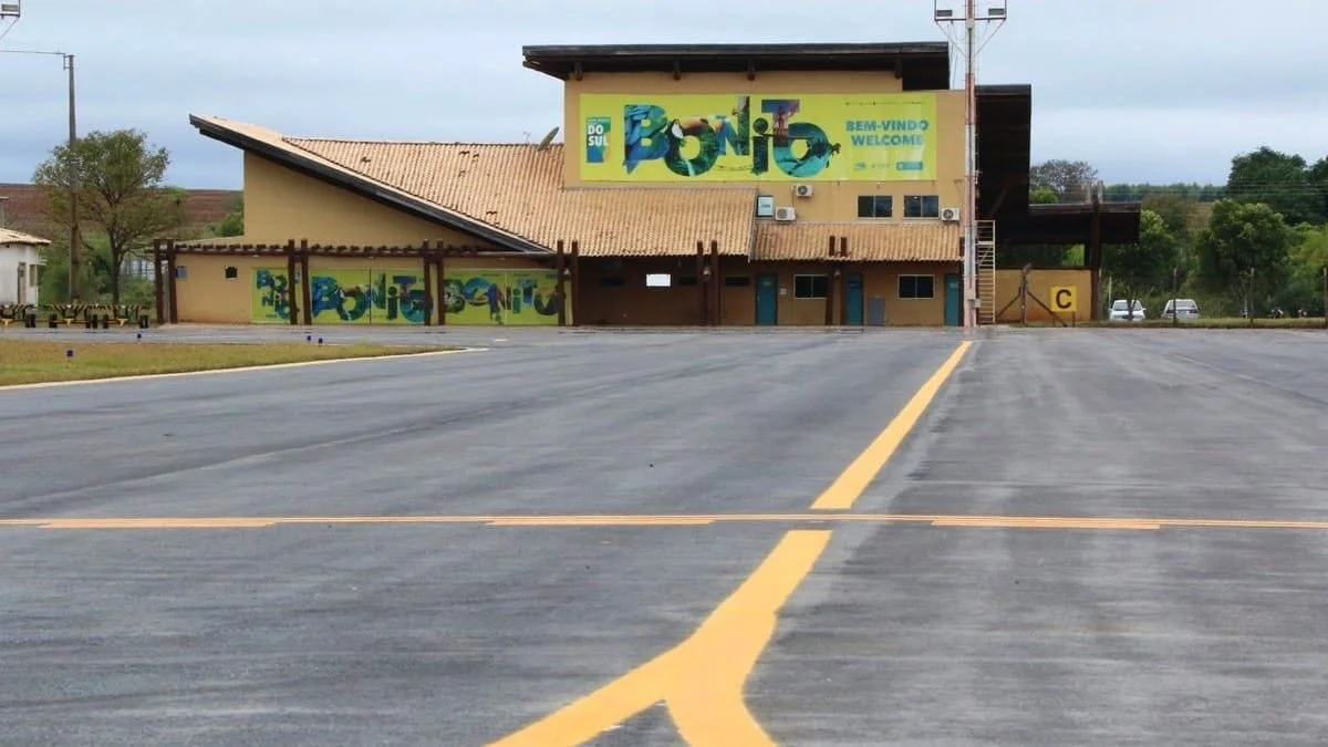Fachada do Aeroporto de Bonito