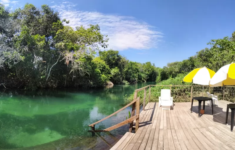 Balneário Refúgio da Barra em Bonito MS