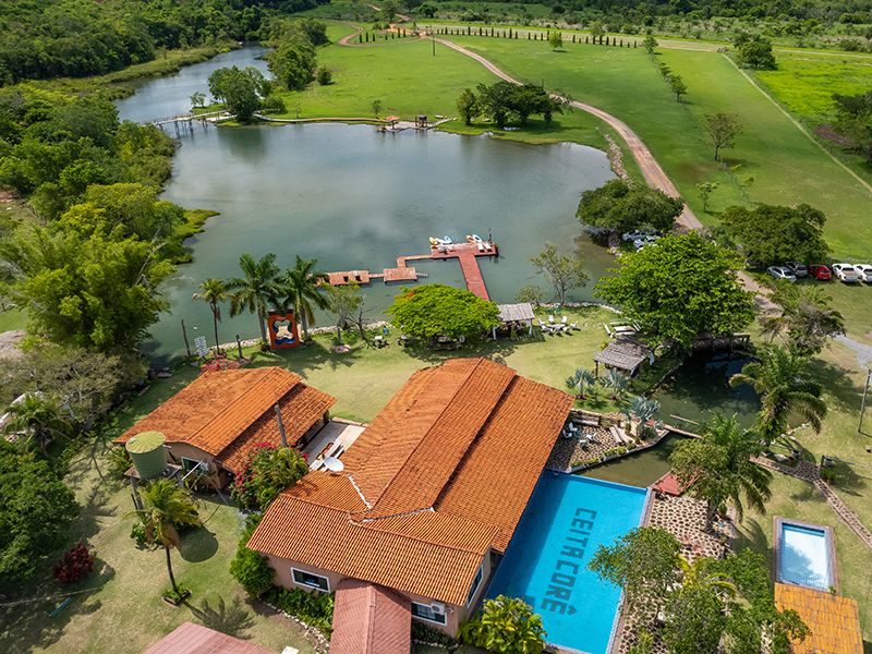 Vista Aérea da Sede da Fazenda Ceita Corê - Acquaviagens