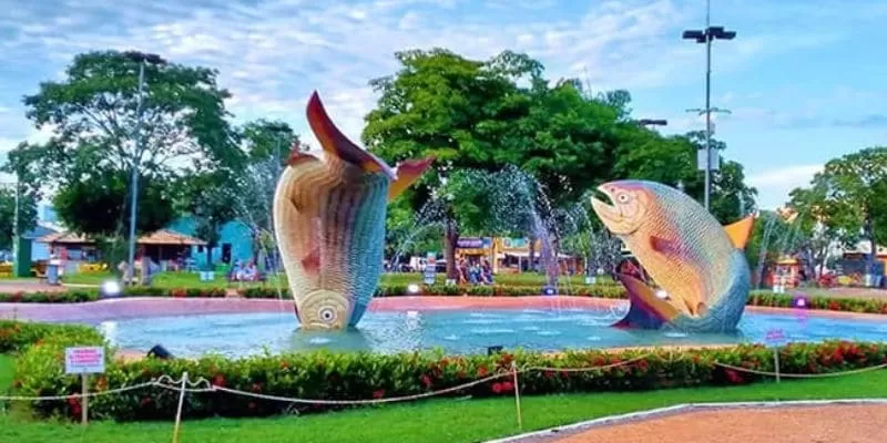 Piraputangas da Praça da Liberdade Bonito - Acqua Viagens