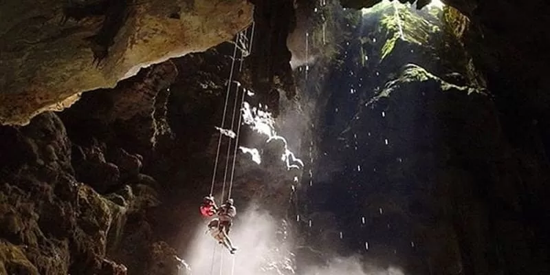 Flutuacao Abismo Anhumas Caverna Rapel