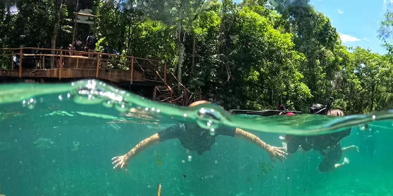 Flutuacao Praia Da Figueira Bonito Ms Dome