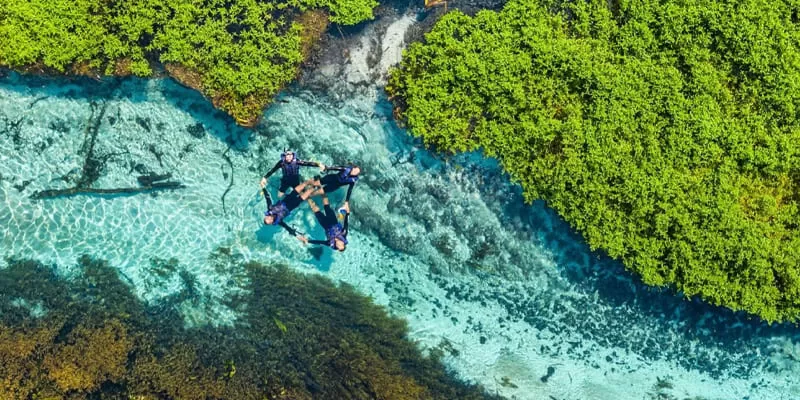 Flutuacao Barra Do Sucuri Em Bonito Drone