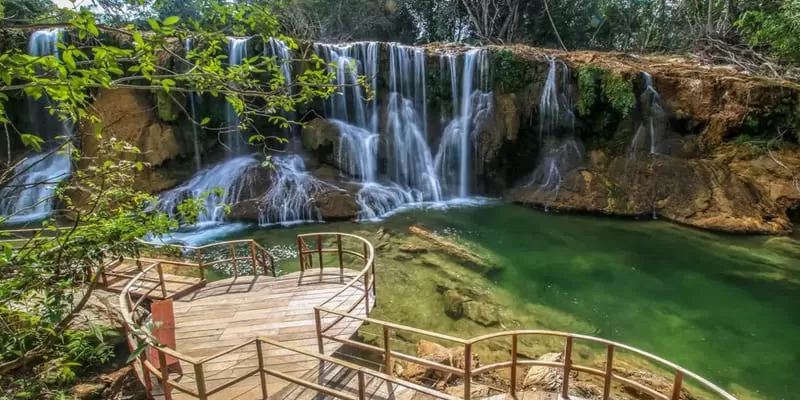 Cachoeira Em Bonito Ms Parque Das Cachoeiras