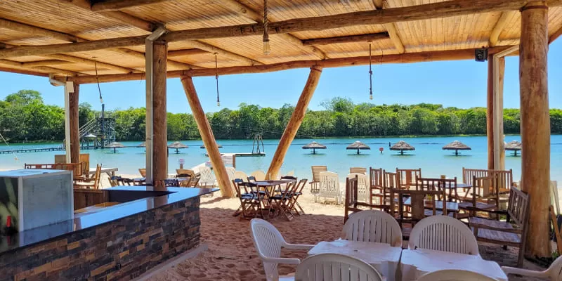 Praia Da Figueira Balneario Em Bonito Restaurante