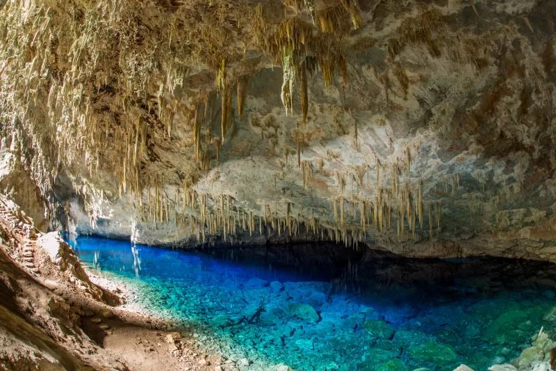 Gruta Do Lago Azul Em Bonito