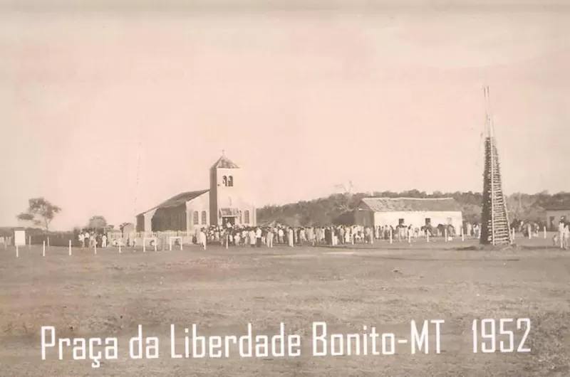Foto De Bonito MS   Praça Da Liberdade   1952