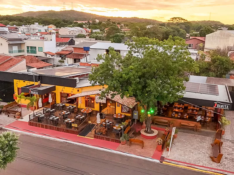 Restaurante Juanita Drone Bonito Ms Por Do Sol Acqua Viagens