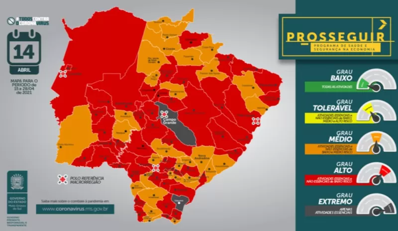 Mapa Prosseguir MS
