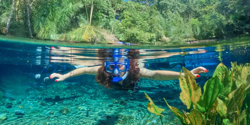 Flutuação Nascente Azul Gopro Bonito Ms Peixes Acqua Viagens