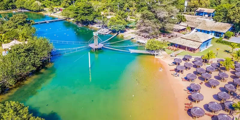 Flutuação Nascente Azul Bonito Ms Balneário Acqua Viagens