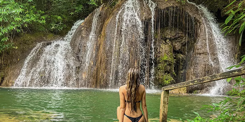 Cachoeiras Em Bonito Ms Rio Do Peixe Fazenda Passeio