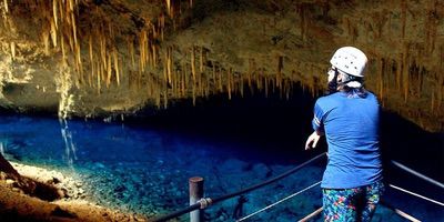 Gruta Do Lago Azul Bonito Ms Foto
