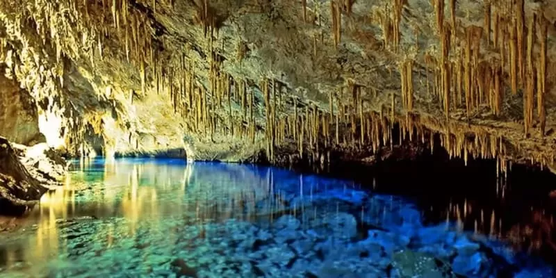 Gruta Do Lago Azul Bonito Ms Contemplacao