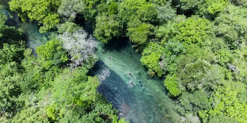 Flutuacao Praia Da Figueira Bonito Ms Drone