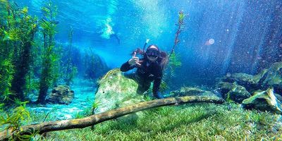 Flutuacao Rio Azul Bodoquena MS Acqua Viagens